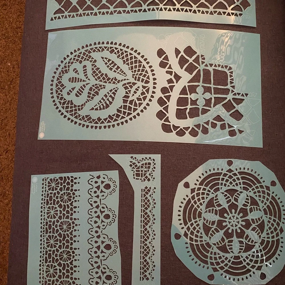 Martha Stewart lace design stencils